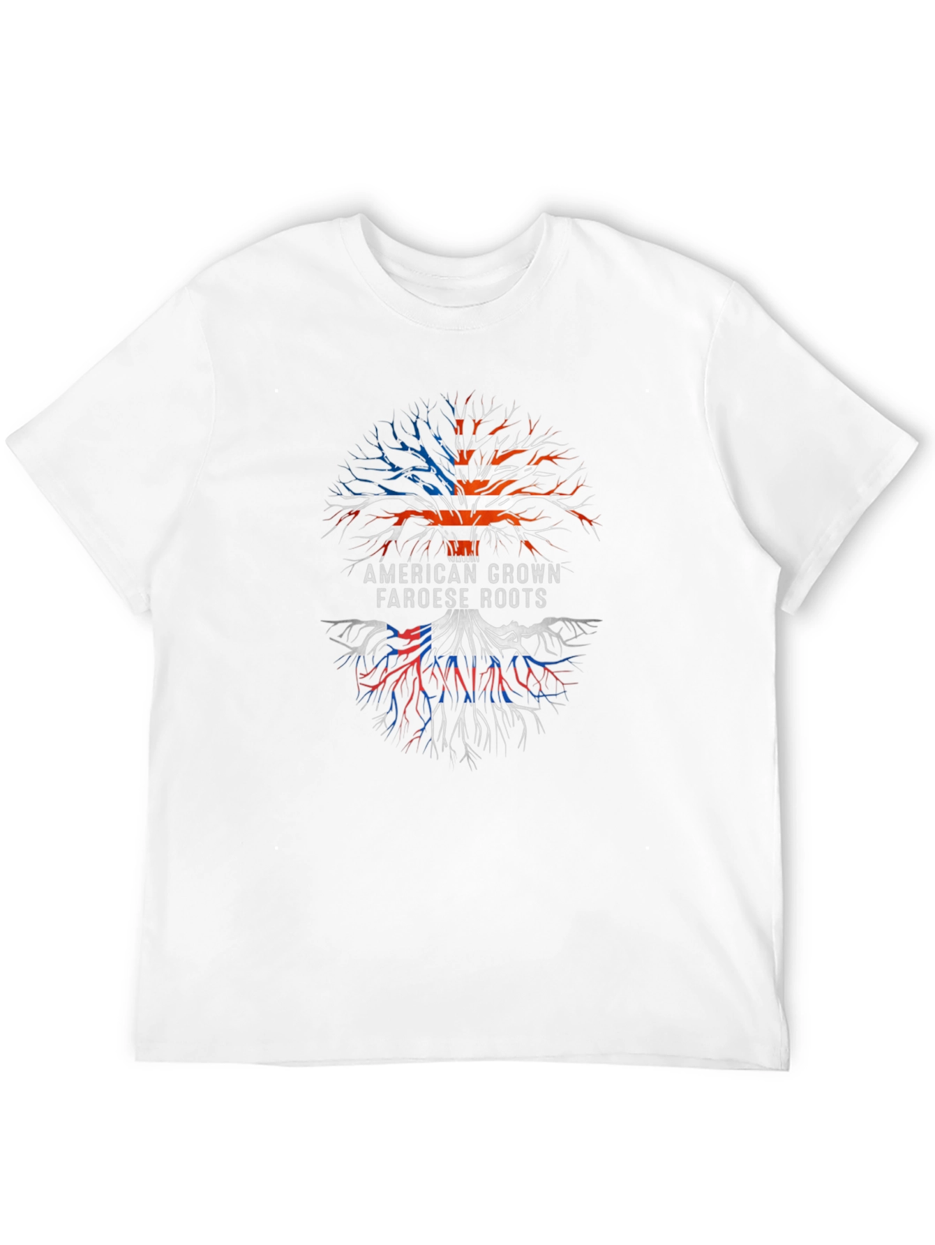 American Faroese Roots Black Graphic T-Shirt