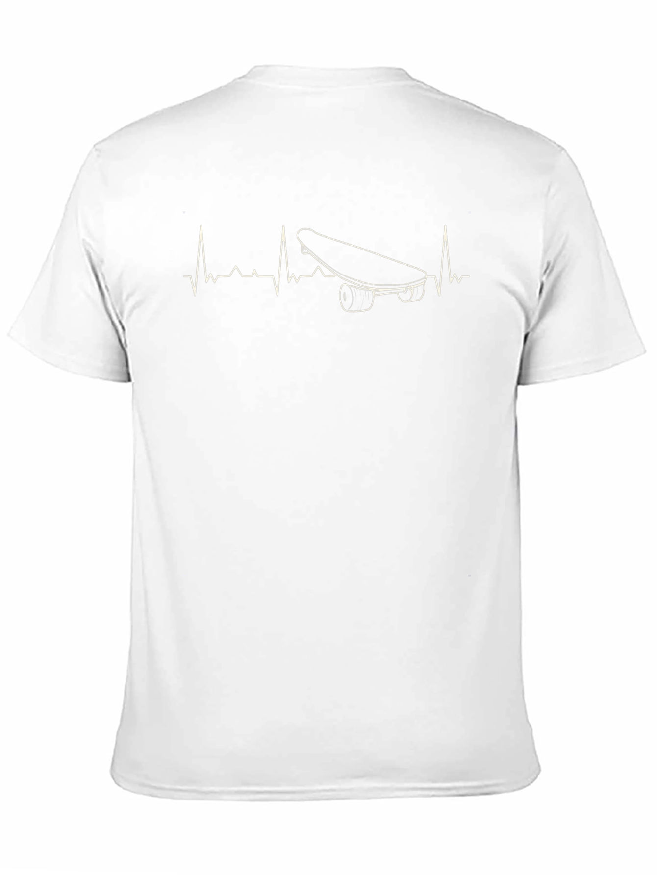 Skateboarding Heartbeat T-Shirt: Ride the Pulse!