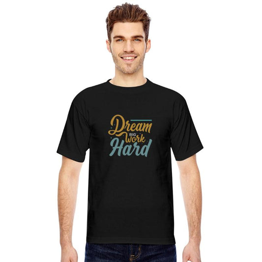 Dream Big, Work Hard Motivational Art