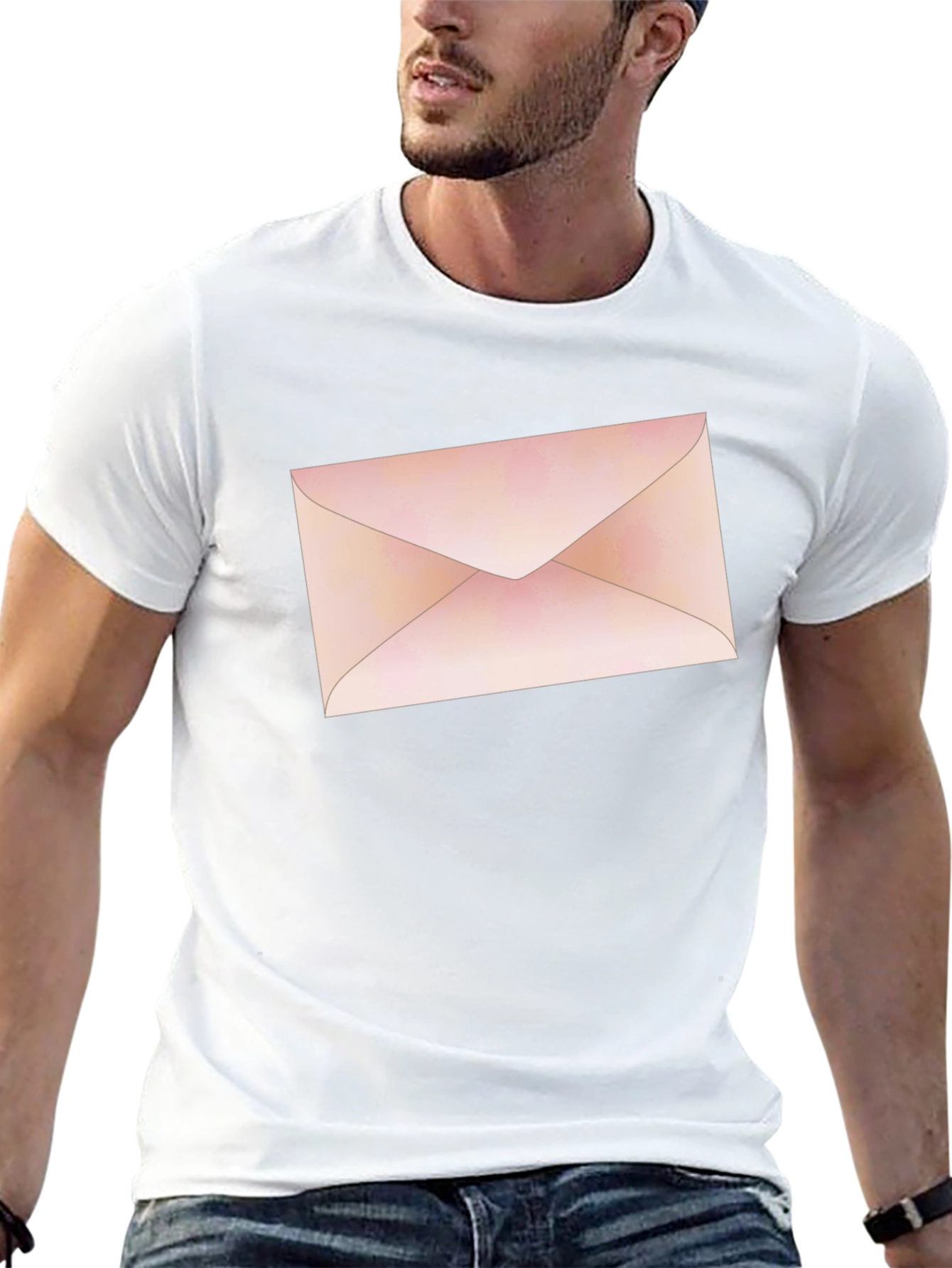 Envelope Graphic T-Shirt - Stylish Unisex Tee