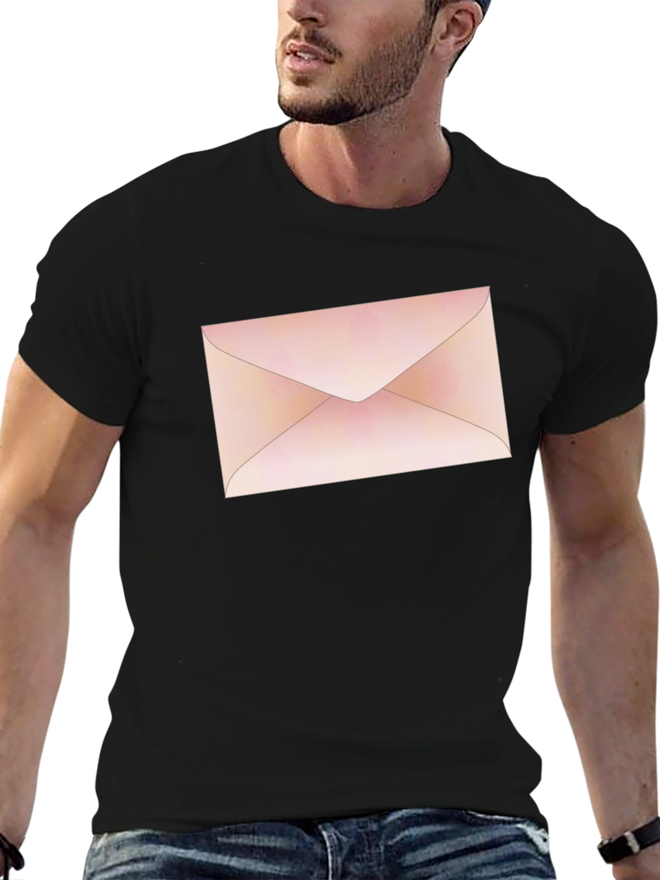 Envelope Graphic T-Shirt - Stylish Unisex Tee