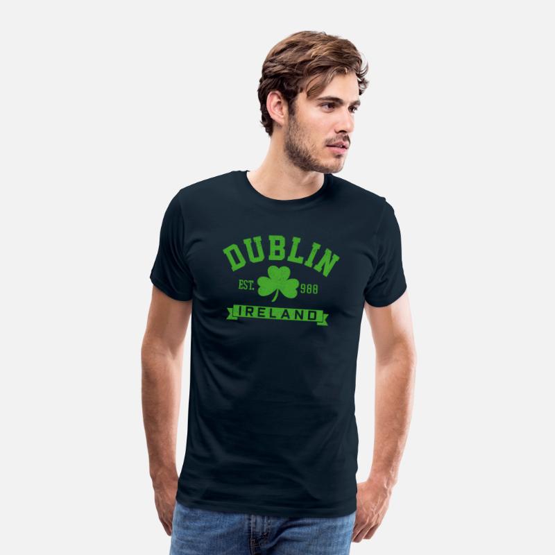Dublin Ireland Est 988 Clover Leaf Shamrock St