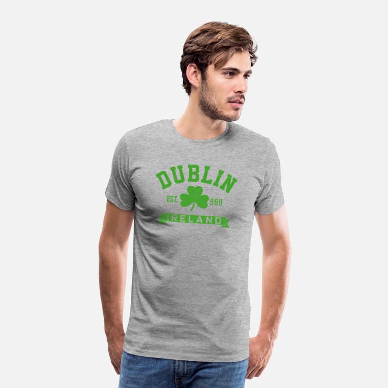 Dublin Ireland Est 988 Clover Leaf Shamrock St