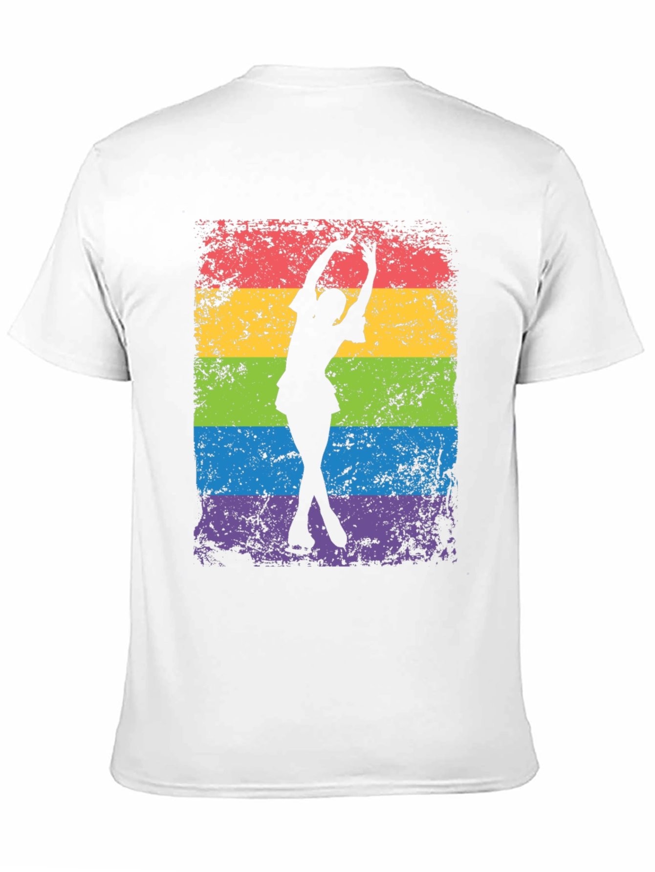 Pride LGBTQ Ice Skater Graphic Tee