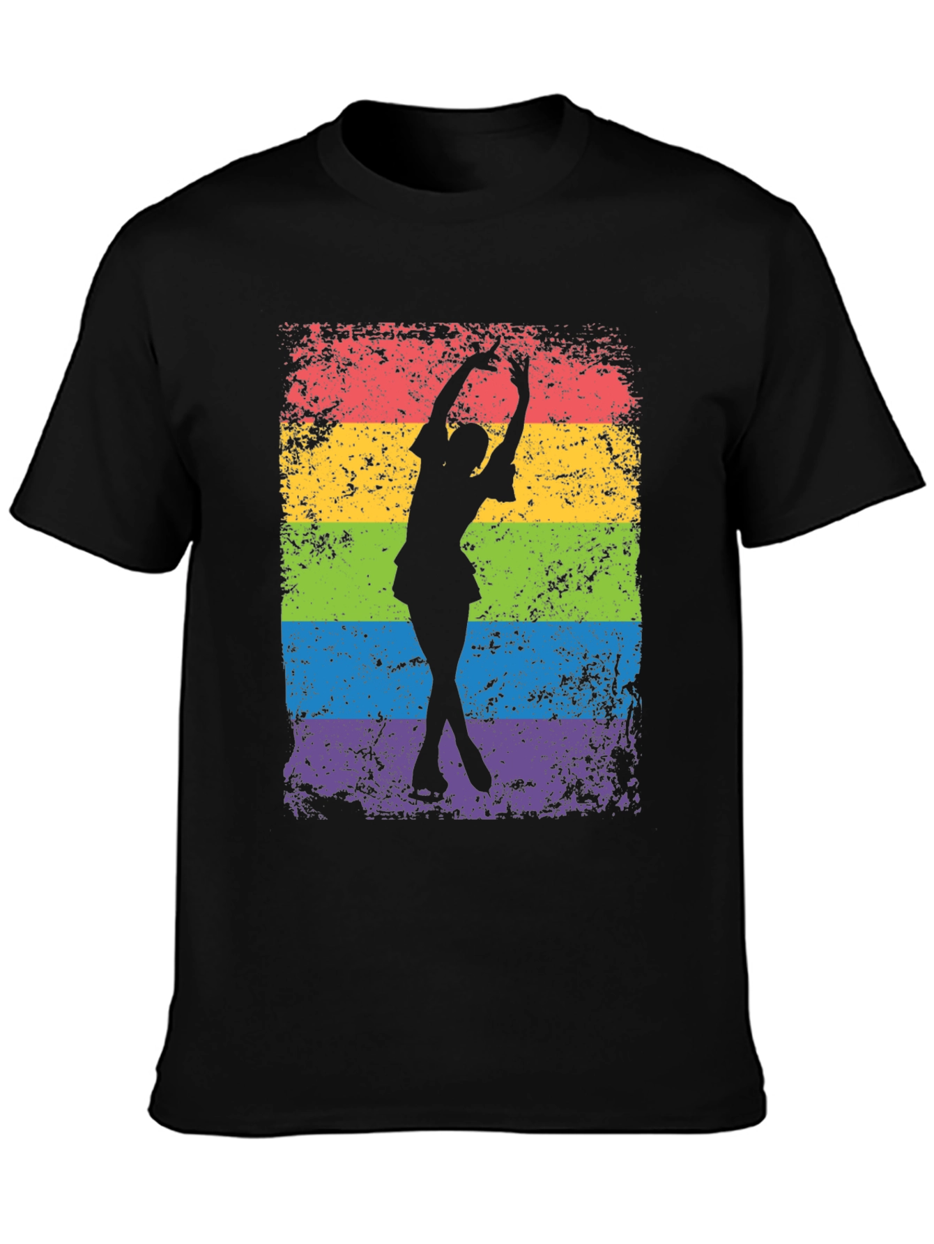 Pride LGBTQ Ice Skater Graphic Tee