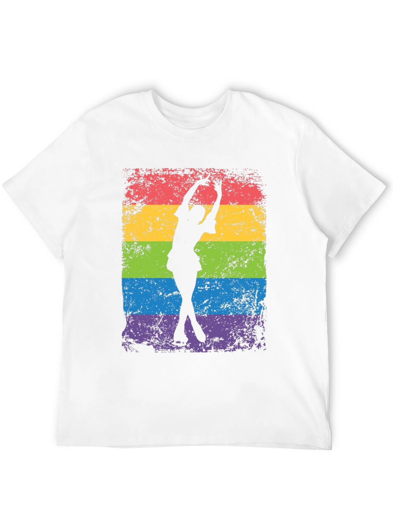 Pride LGBTQ Ice Skater Graphic Tee