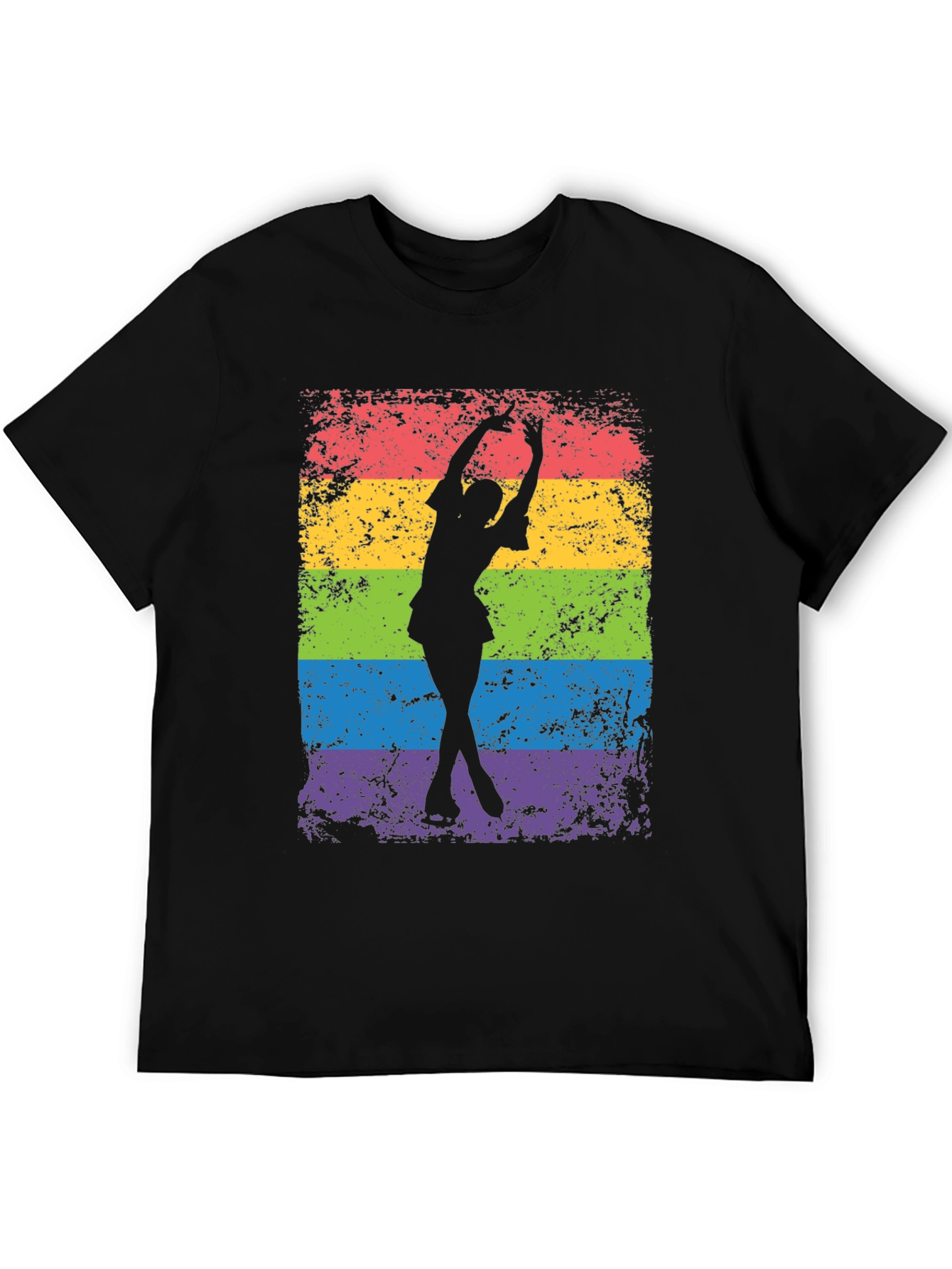 Pride LGBTQ Ice Skater Graphic Tee