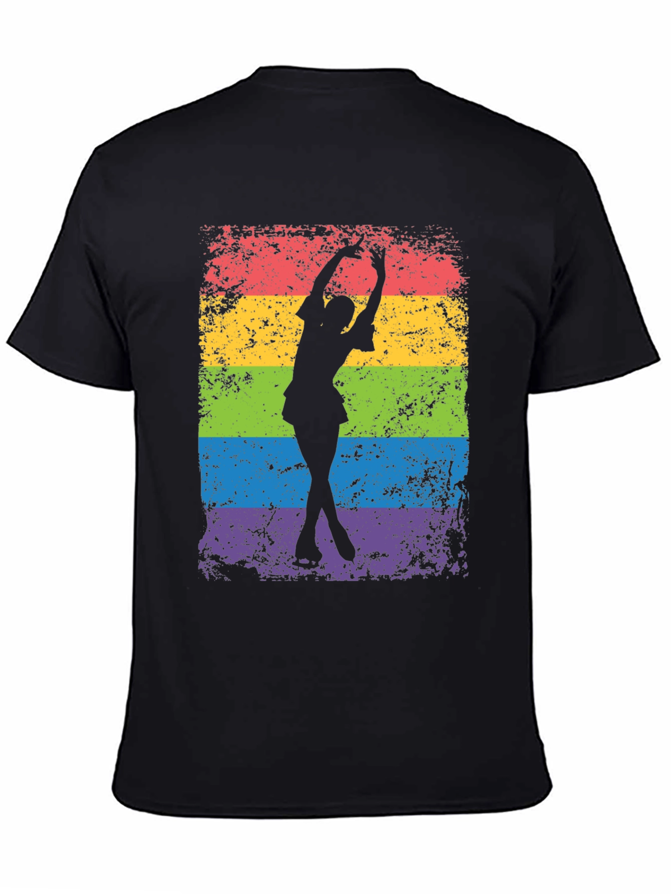 Pride LGBTQ Ice Skater Graphic Tee