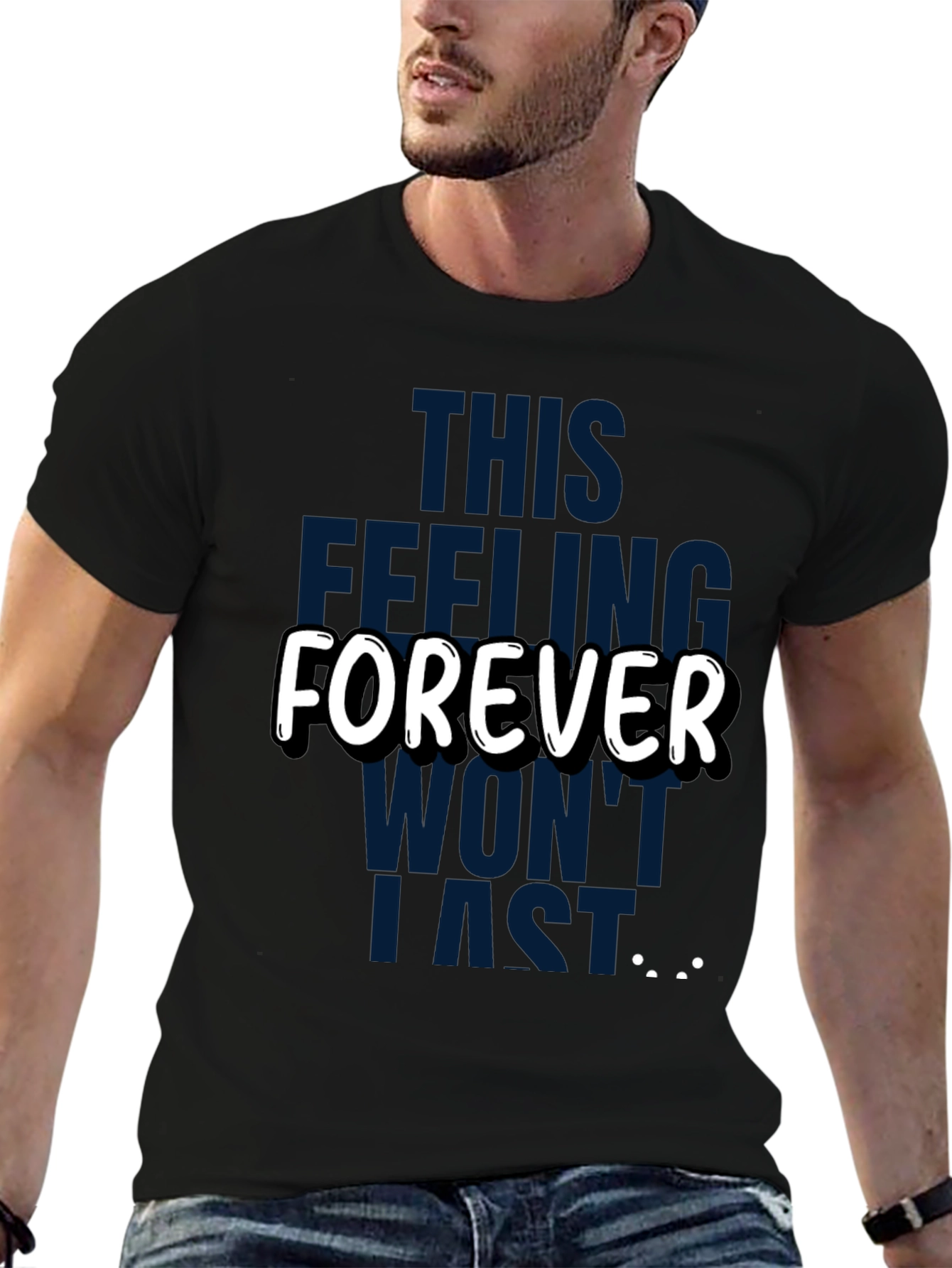 Trendy Graphic T-Shirt: Forever Wont Last Tee