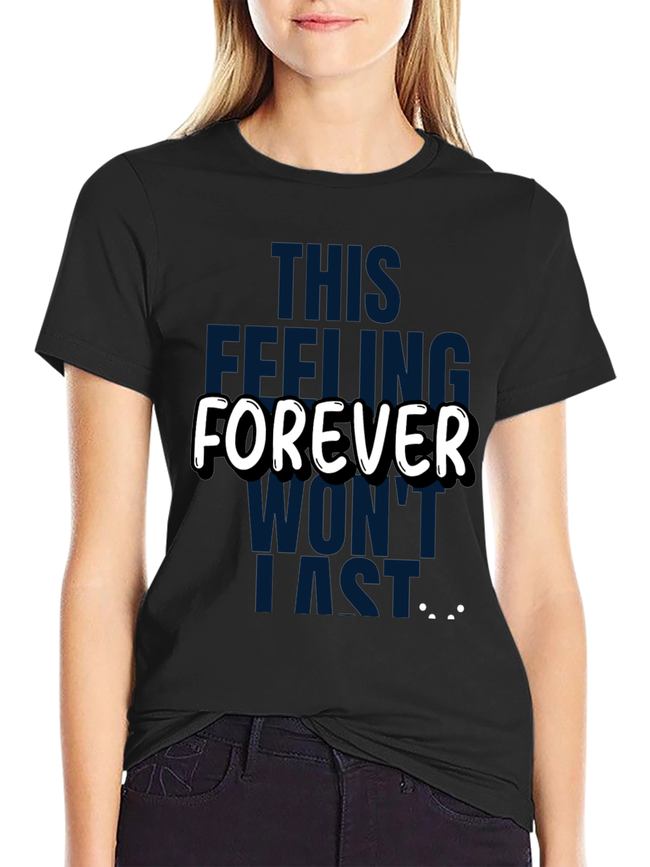 Trendy Graphic T-Shirt: Forever Wont Last Tee