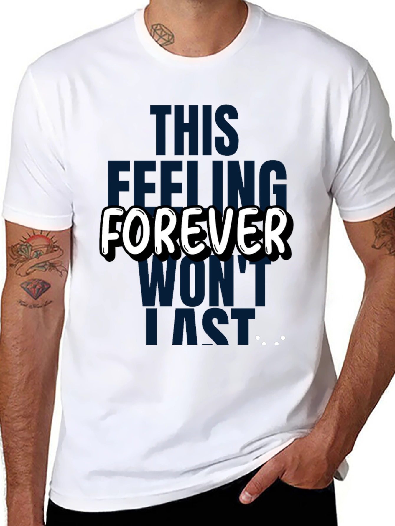 Trendy Graphic T-Shirt: Forever Wont Last Tee