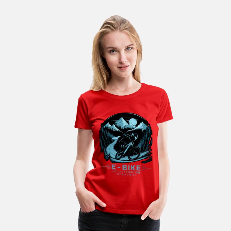 E Bike Saying Quotes Cyclist Mountains Nature
