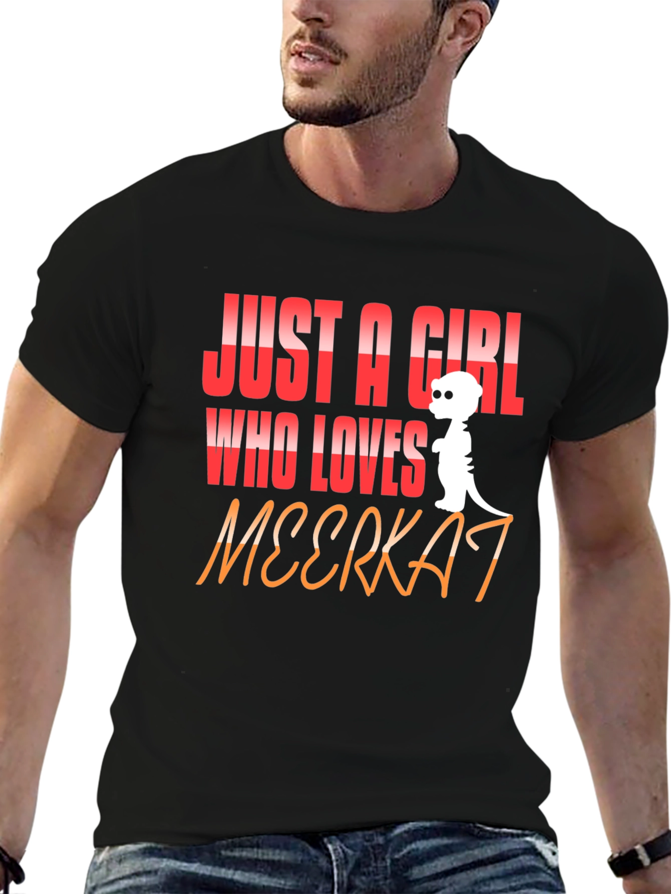Just A Girl Who Loves Meerkats T-Shirt