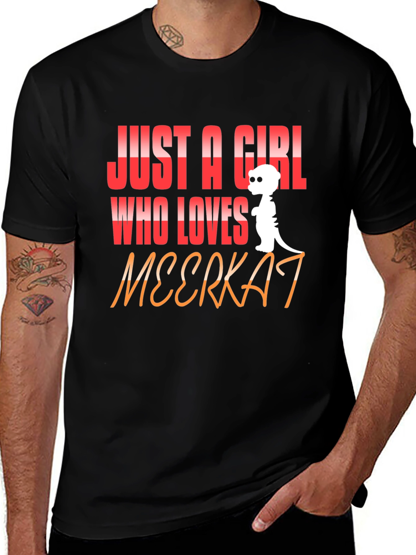 Just A Girl Who Loves Meerkats T-Shirt