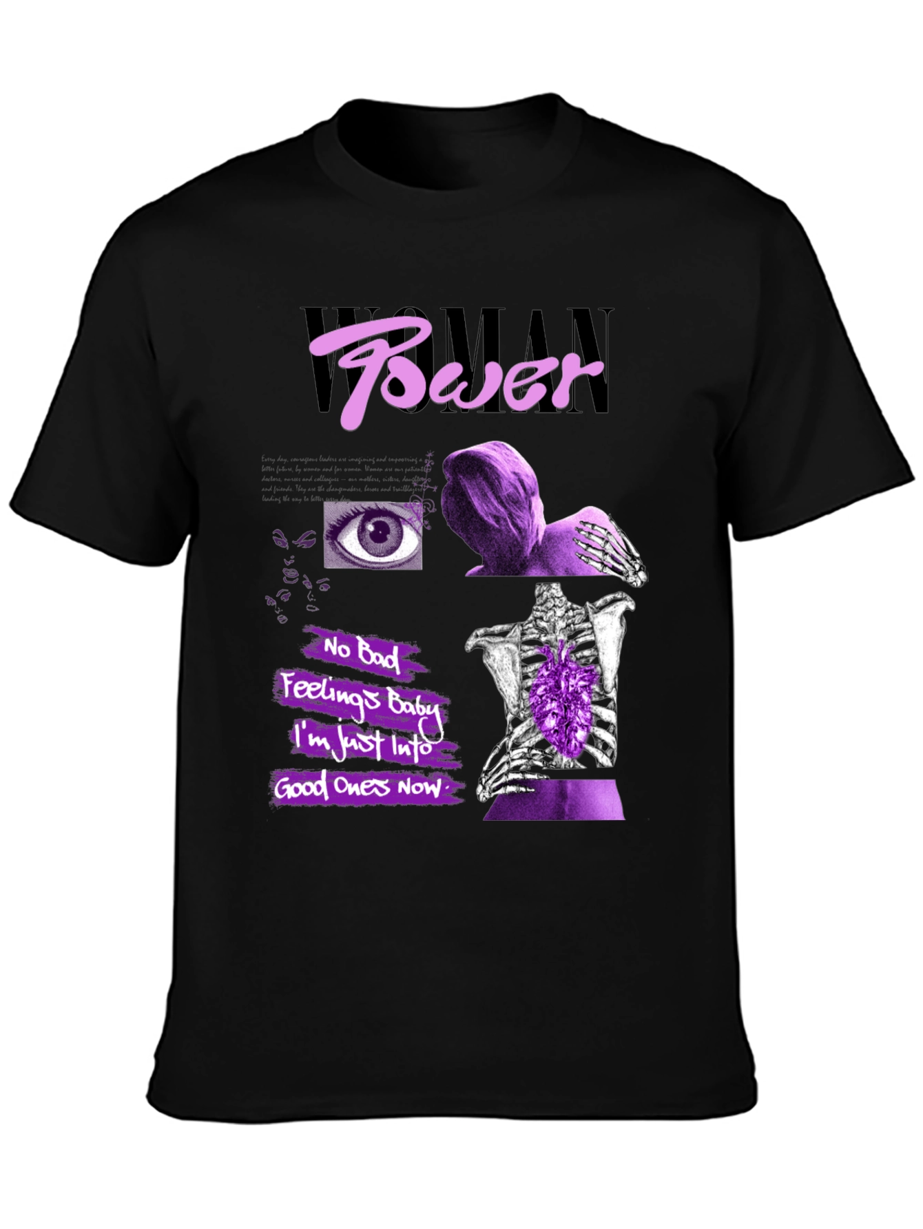 Woman Power Graphic Print T-Shirt