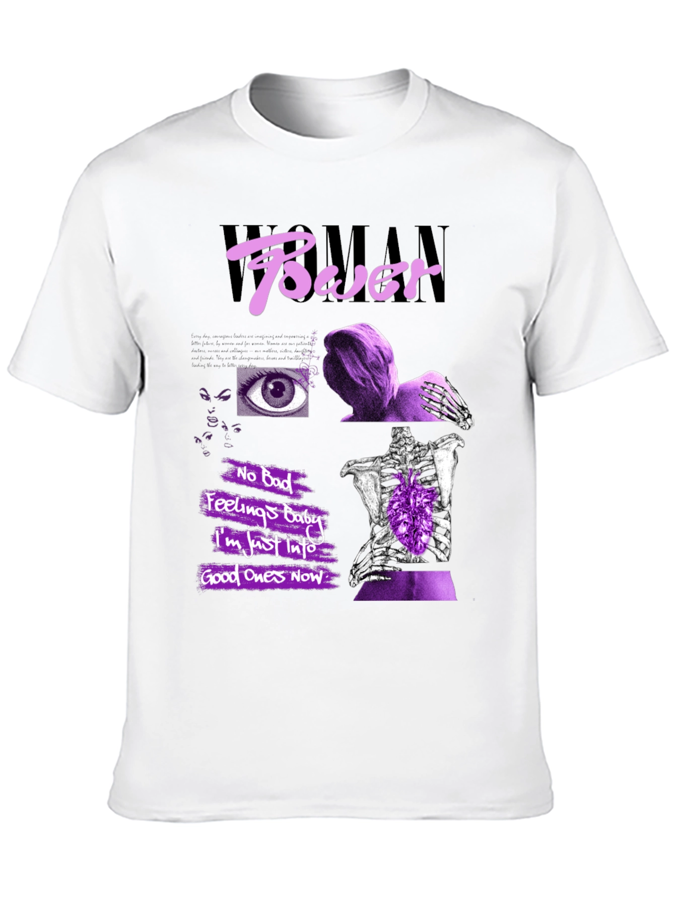 Woman Power Graphic Print T-Shirt