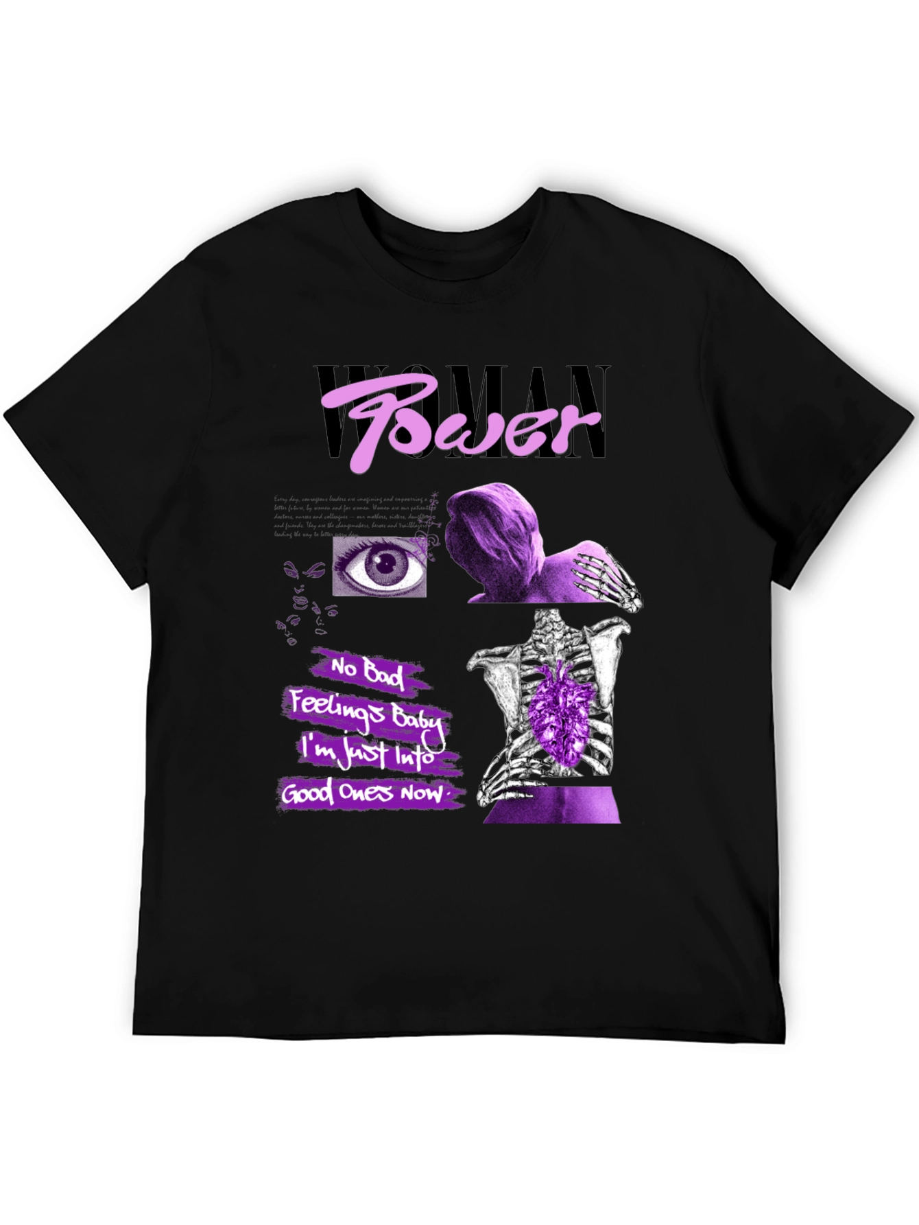Woman Power Graphic Print T-Shirt