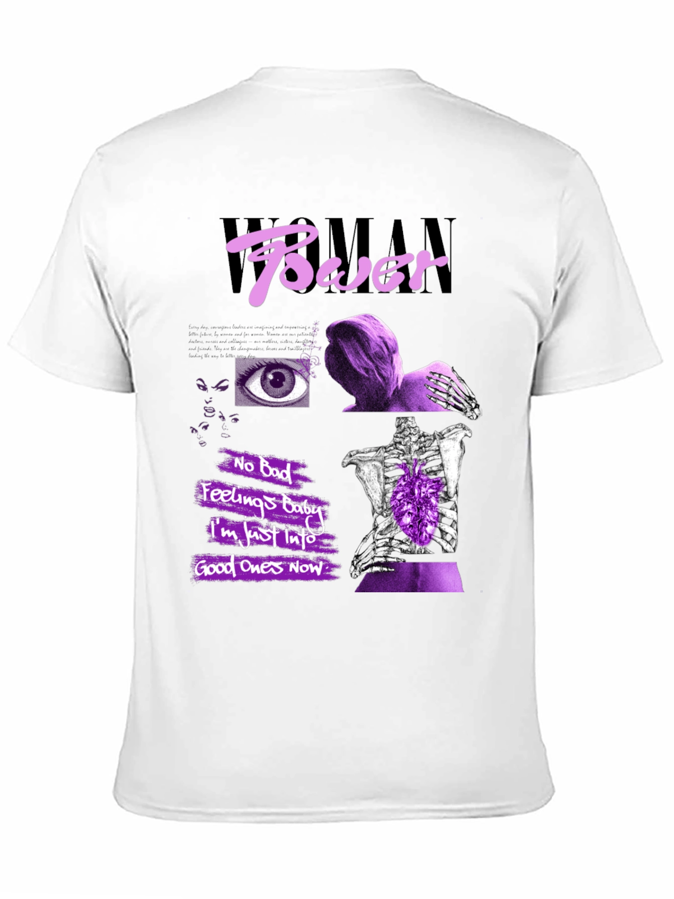 Woman Power Graphic Print T-Shirt