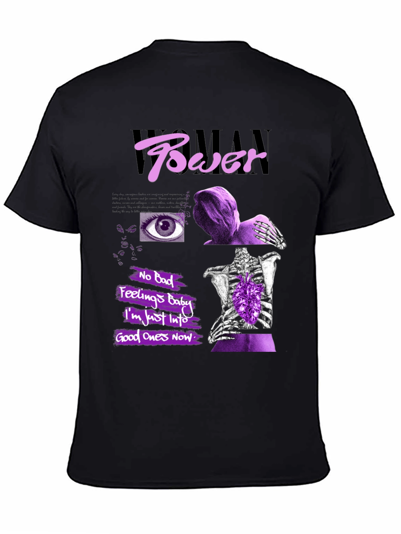 Woman Power Graphic Print T-Shirt