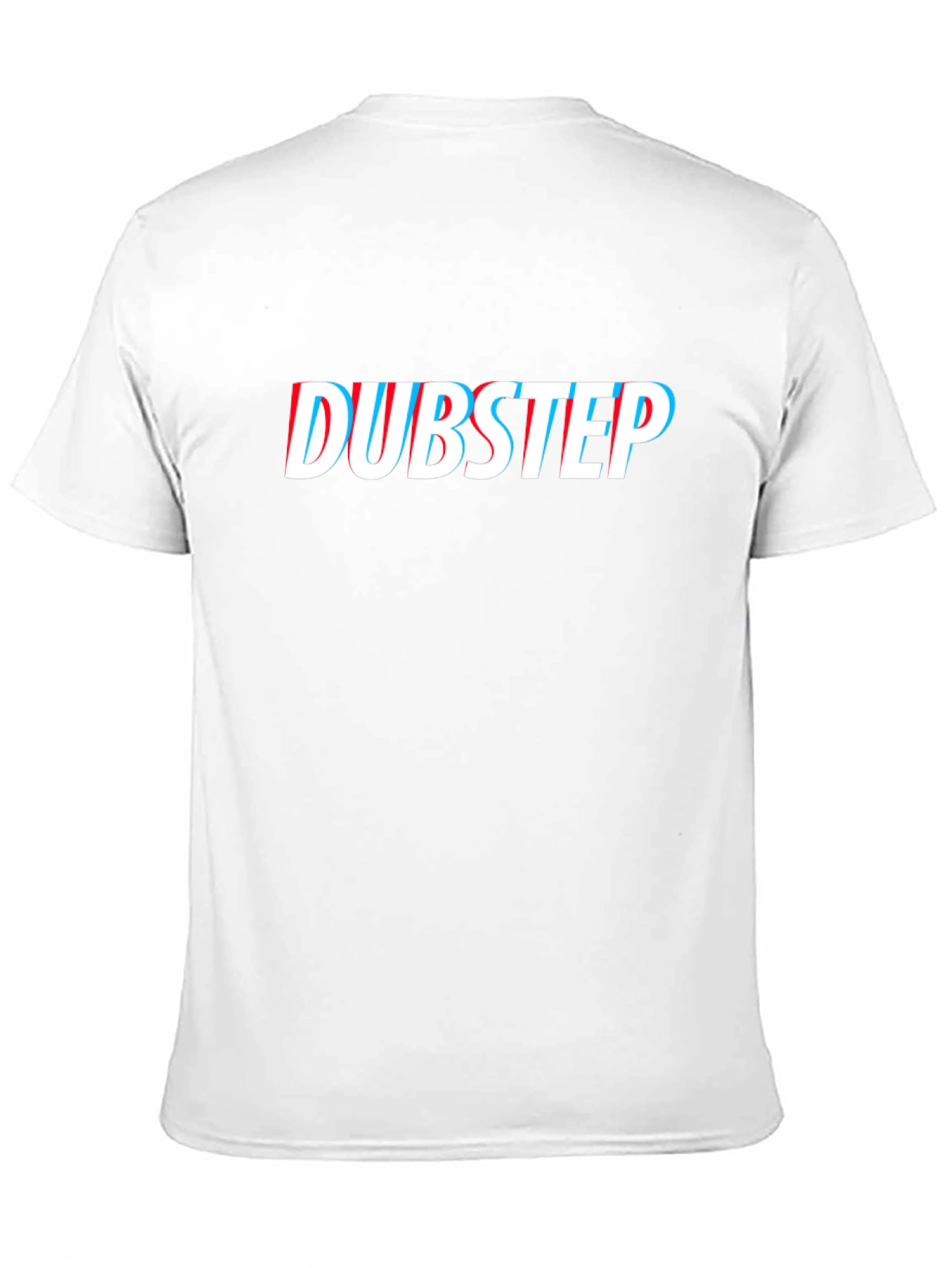 Dubstep Graphic Tee - Black Cotton Blend Casual T-Shirt