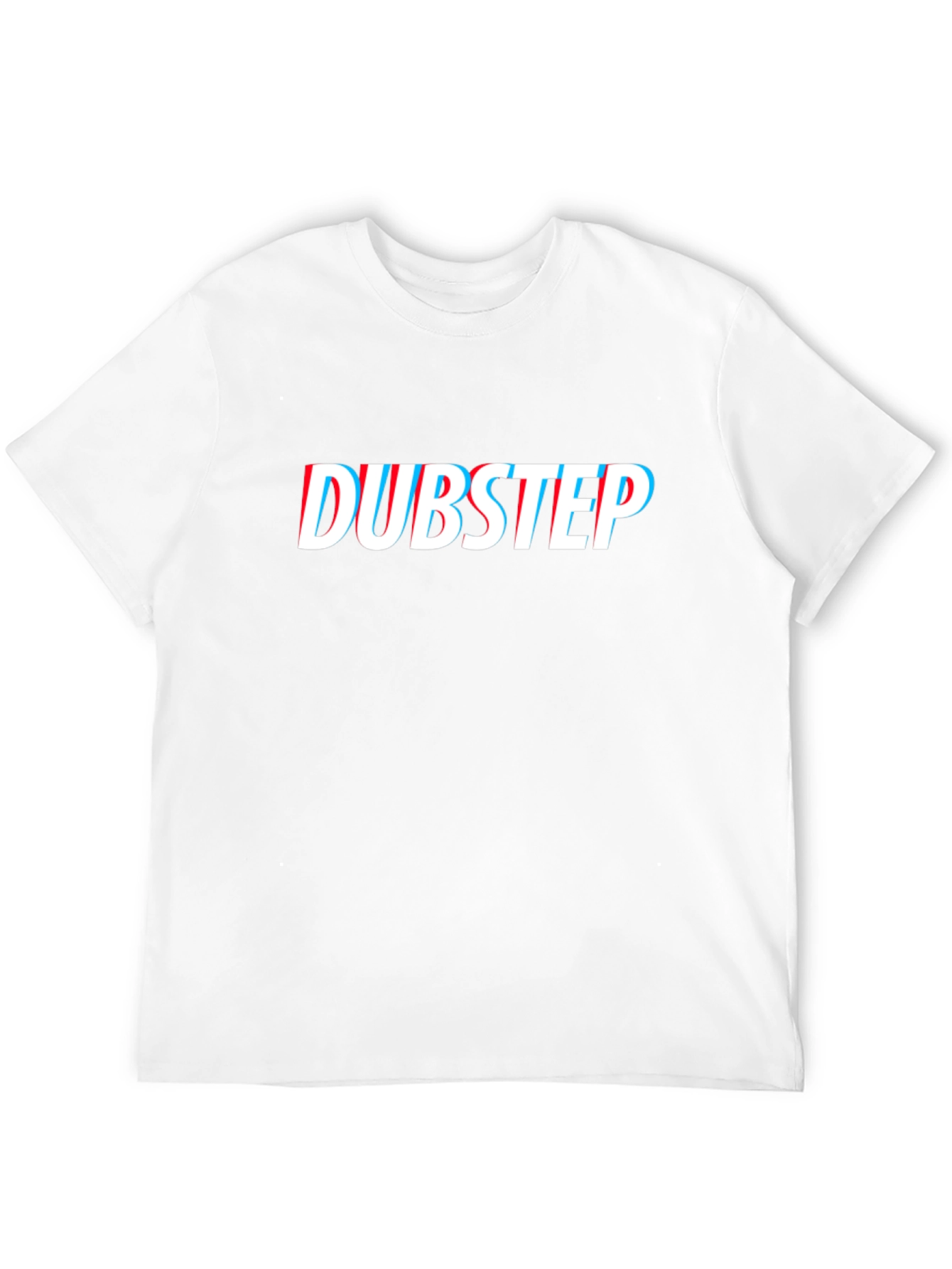 Dubstep Graphic Tee - Black Cotton Blend Casual T-Shirt