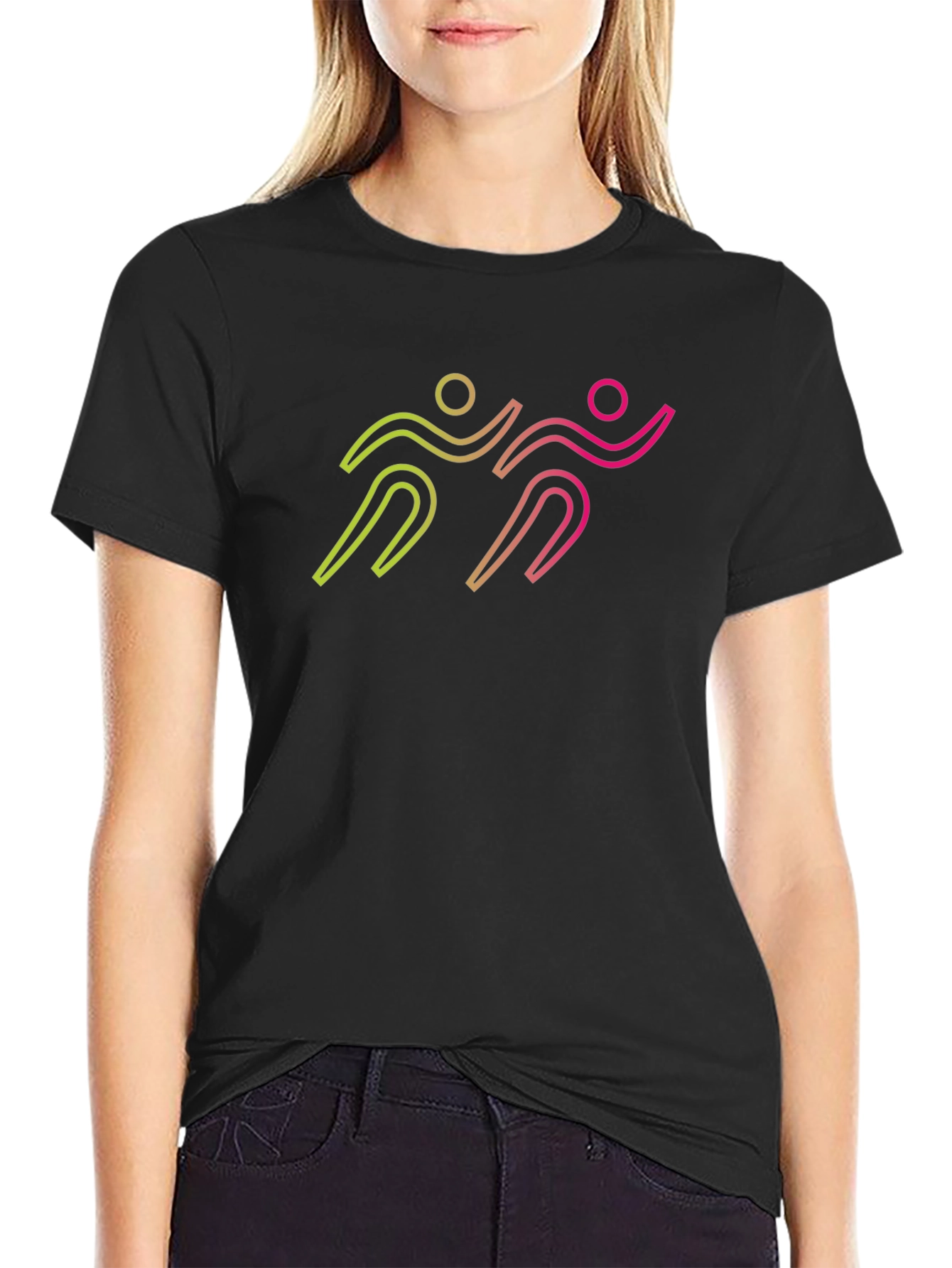 Runner Graphic Tee - Neon Style