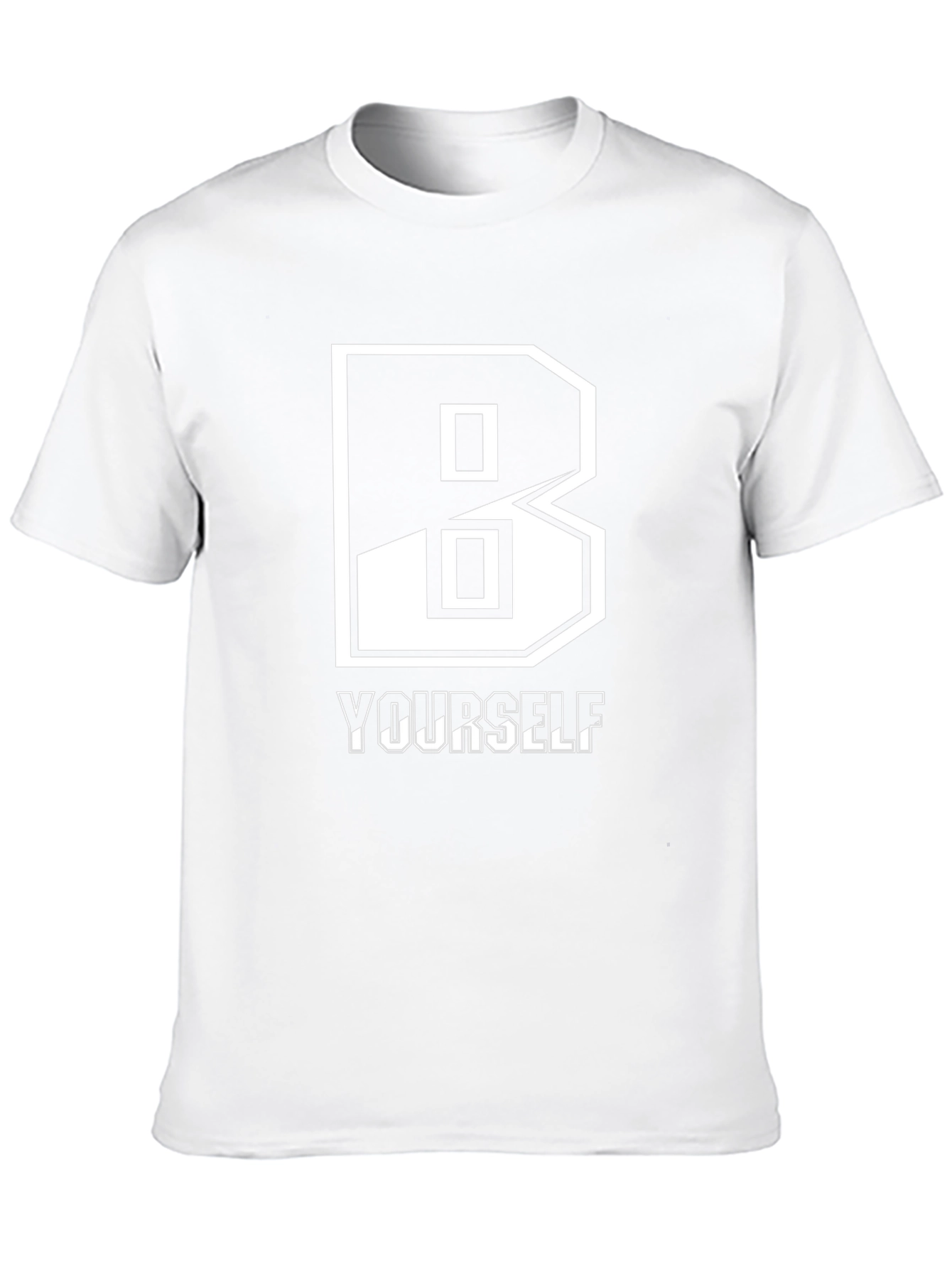 Be Yourself Graphic Tee - Stylish Black T-Shirt