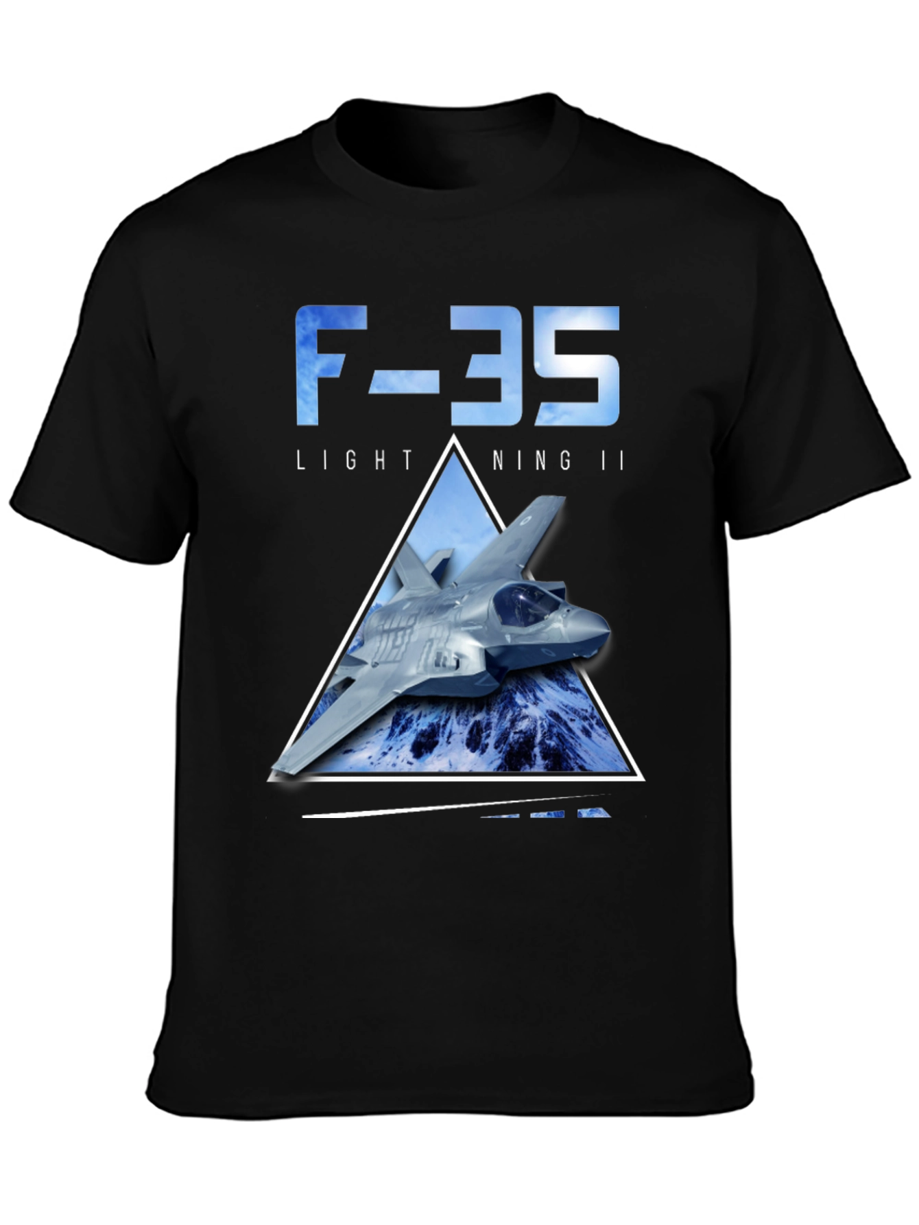 F-35 Lightning II Graphic T-Shirt - Modern Jet Design