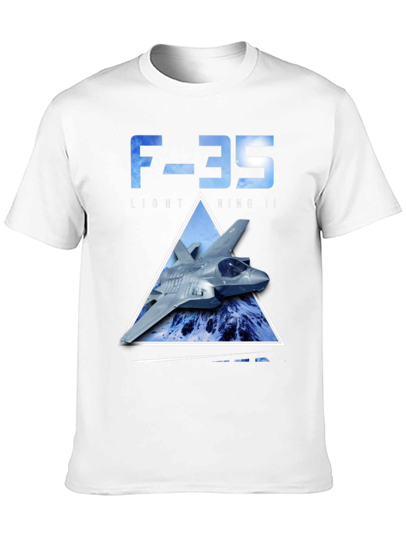 F-35 Lightning II Graphic T-Shirt - Modern Jet Design