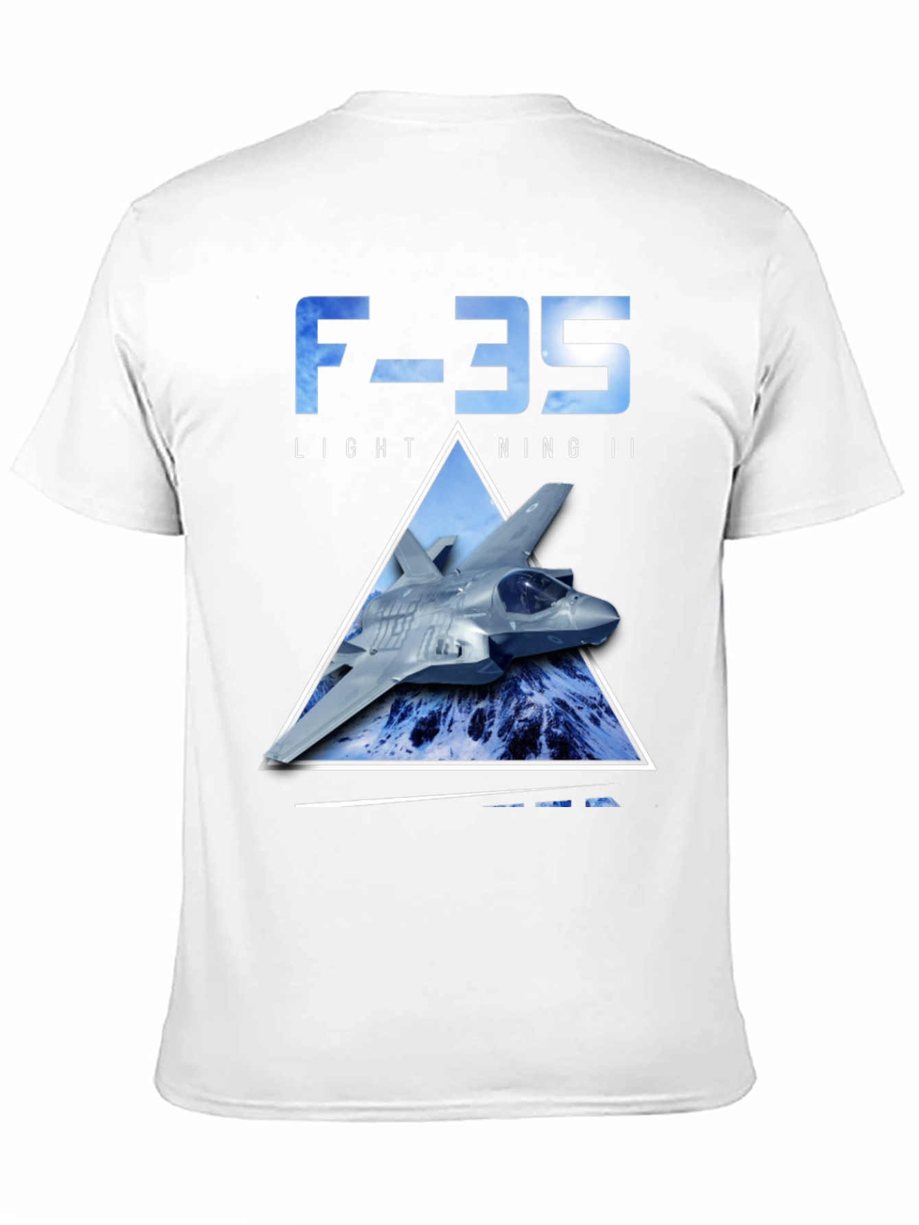 F-35 Lightning II Graphic T-Shirt - Modern Jet Design