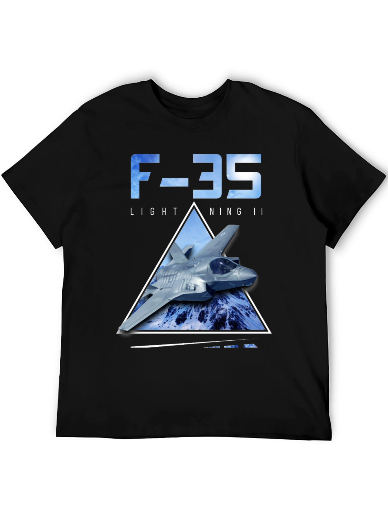F-35 Lightning II Graphic T-Shirt - Modern Jet Design