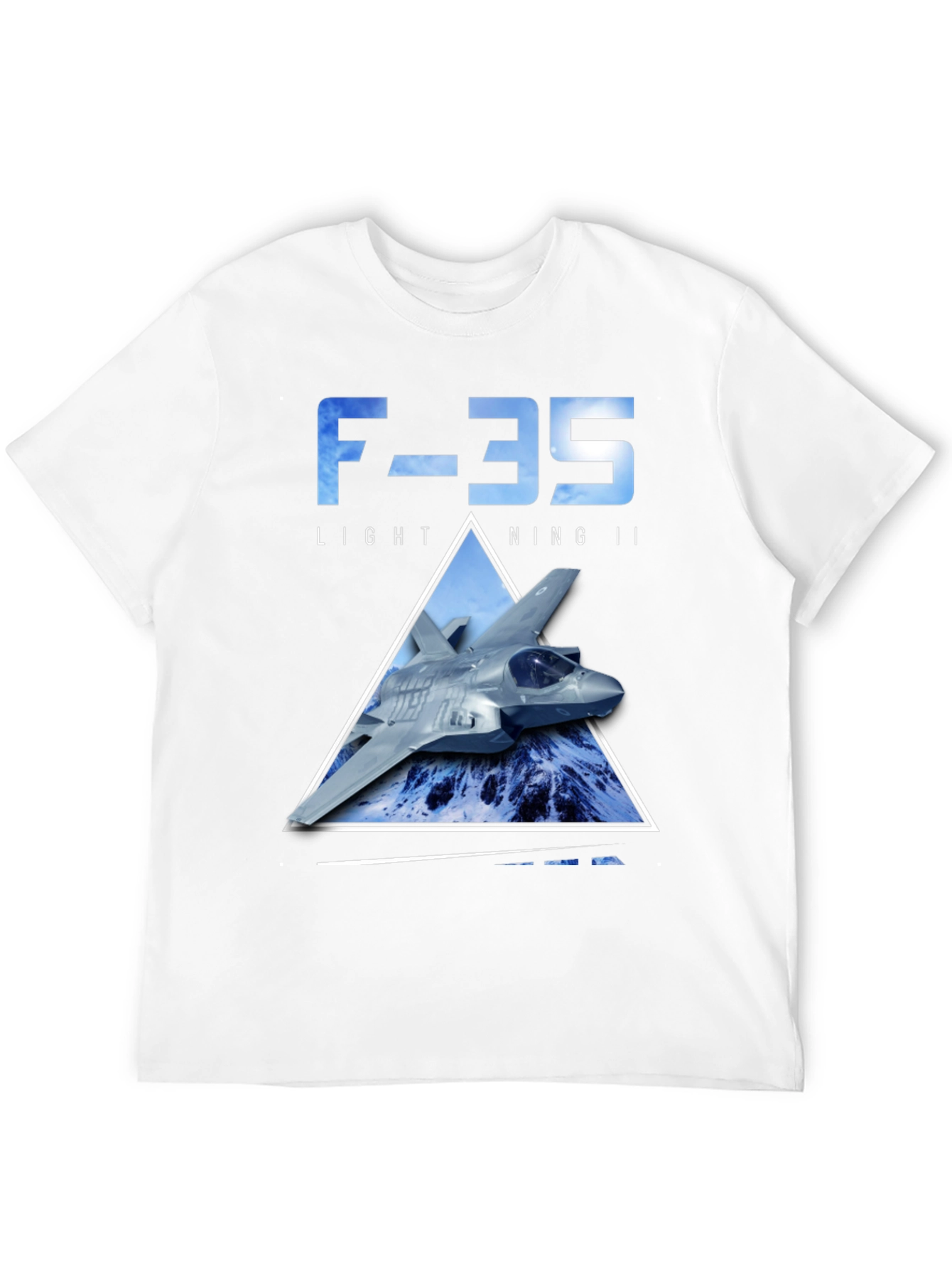 F-35 Lightning II Graphic T-Shirt - Modern Jet Design