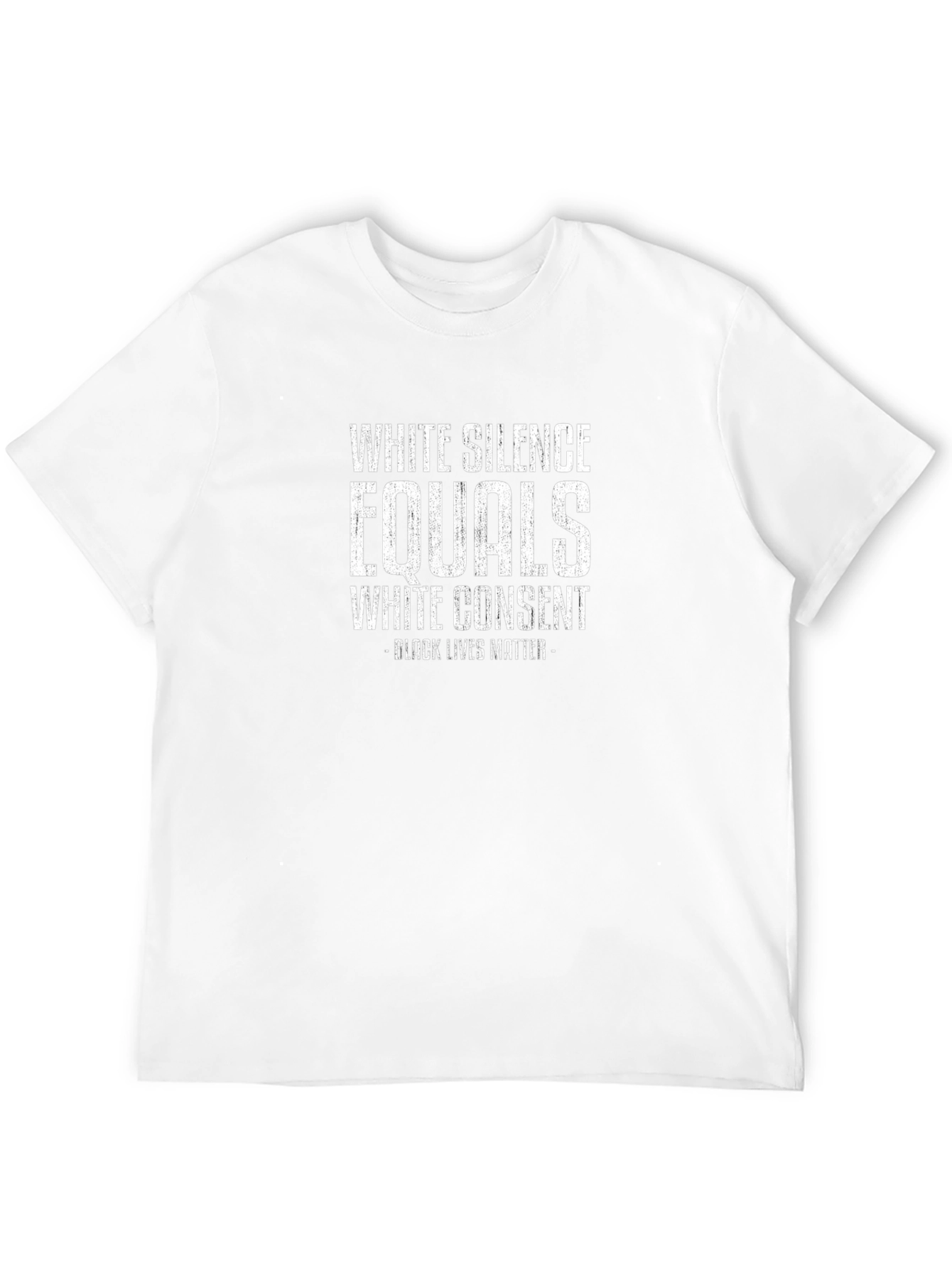White Silence Equals White Consent BLM Graphic Tee