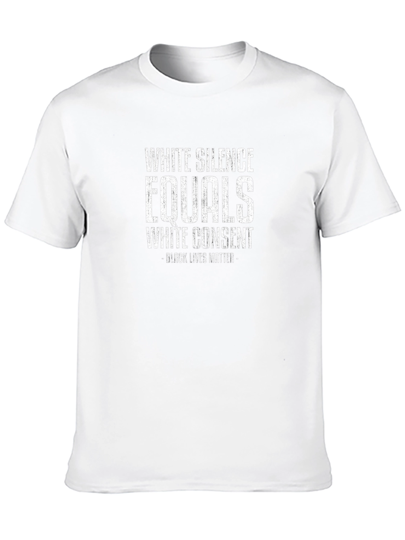 White Silence Equals White Consent BLM Graphic Tee