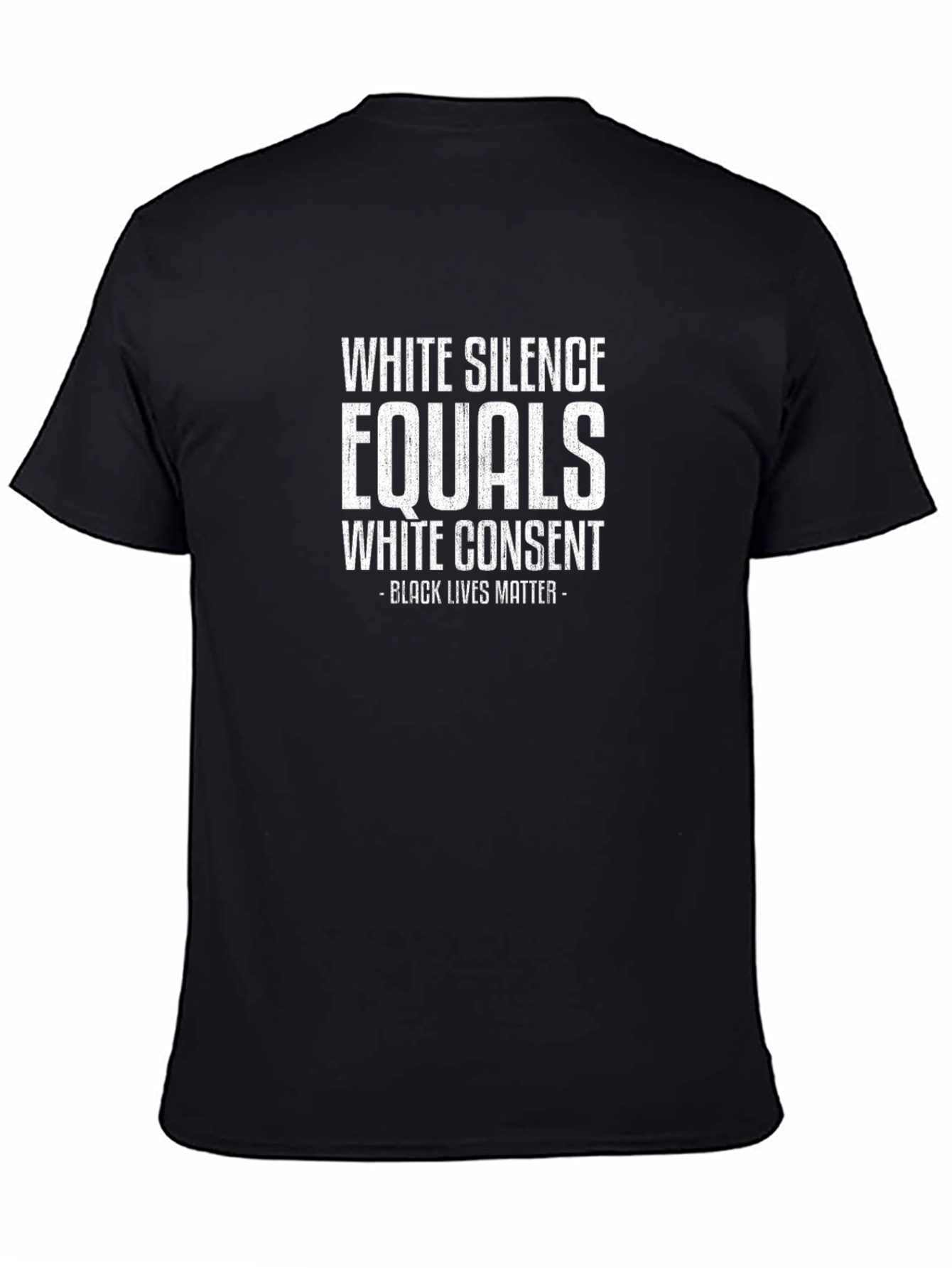 White Silence Equals White Consent BLM Graphic Tee