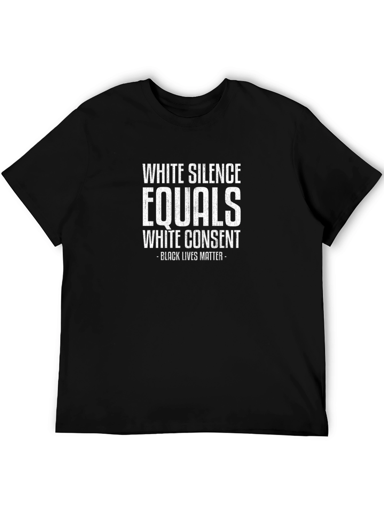 White Silence Equals White Consent BLM Graphic Tee