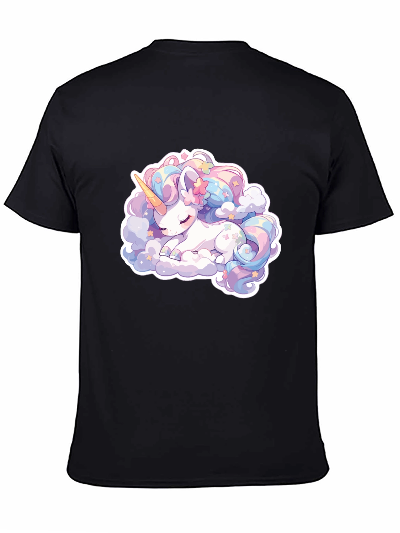Cute Sleeping Unicorn Graphic T-Shirt