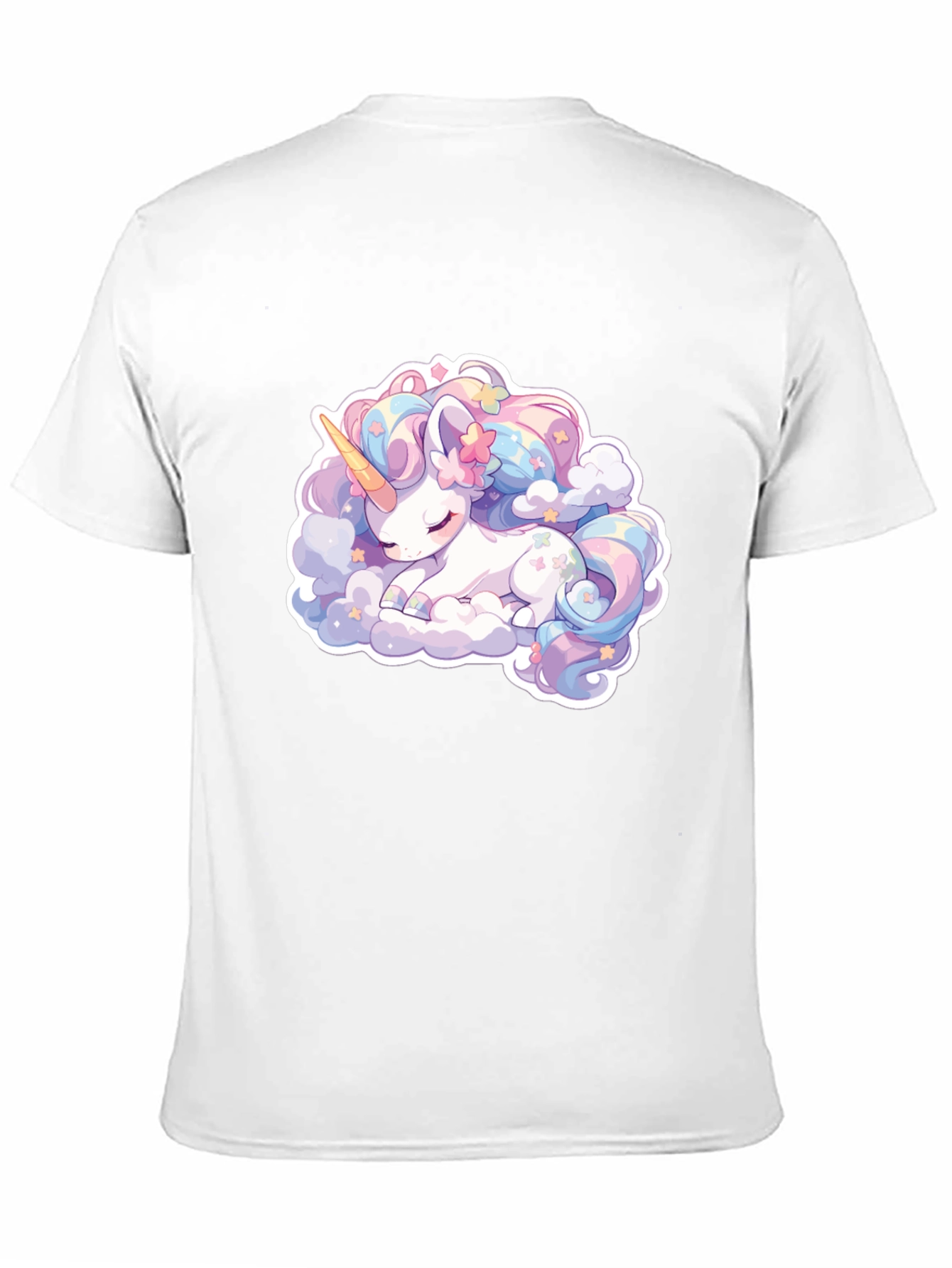 Cute Sleeping Unicorn Graphic T-Shirt