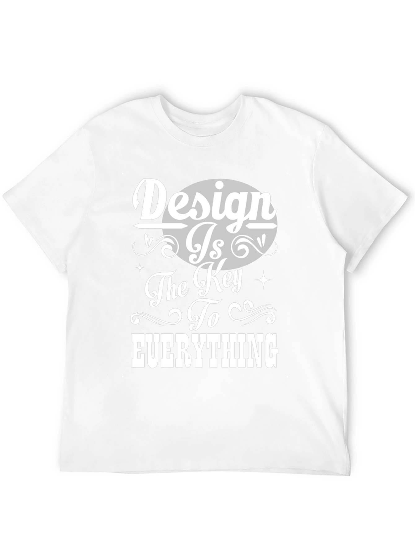 Design is Key Graphic Tee - Unisex Black T-Shirt