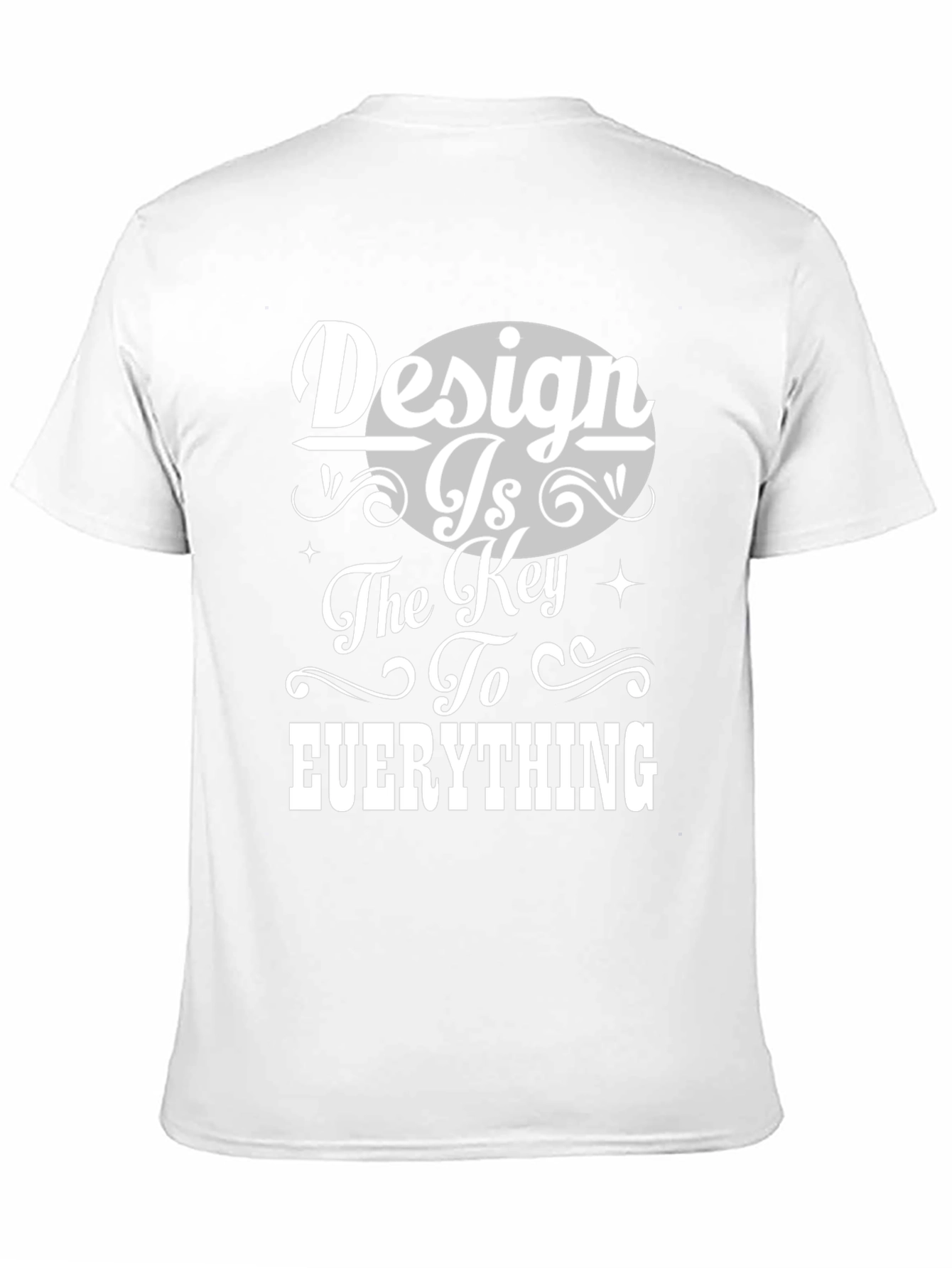 Design is Key Graphic Tee - Unisex Black T-Shirt