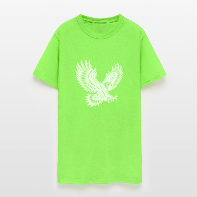 Eagle With Outstretched Wings In Motion