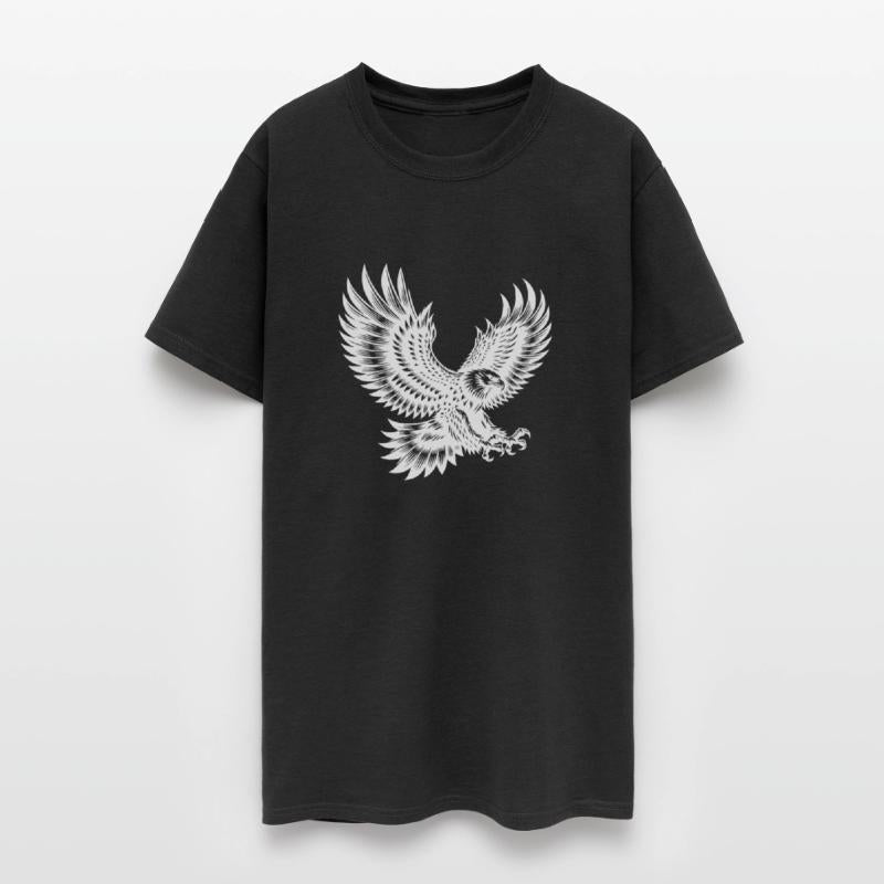 Eagle With Outstretched Wings In Motion