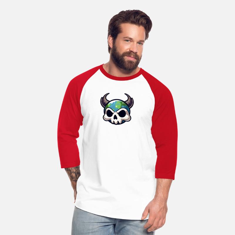 Earthly Fusion: Horned Cute Skull for Earth Day