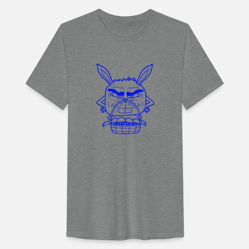 Easter Bunny Eggs Basket Evil Eye Dangerous Smile