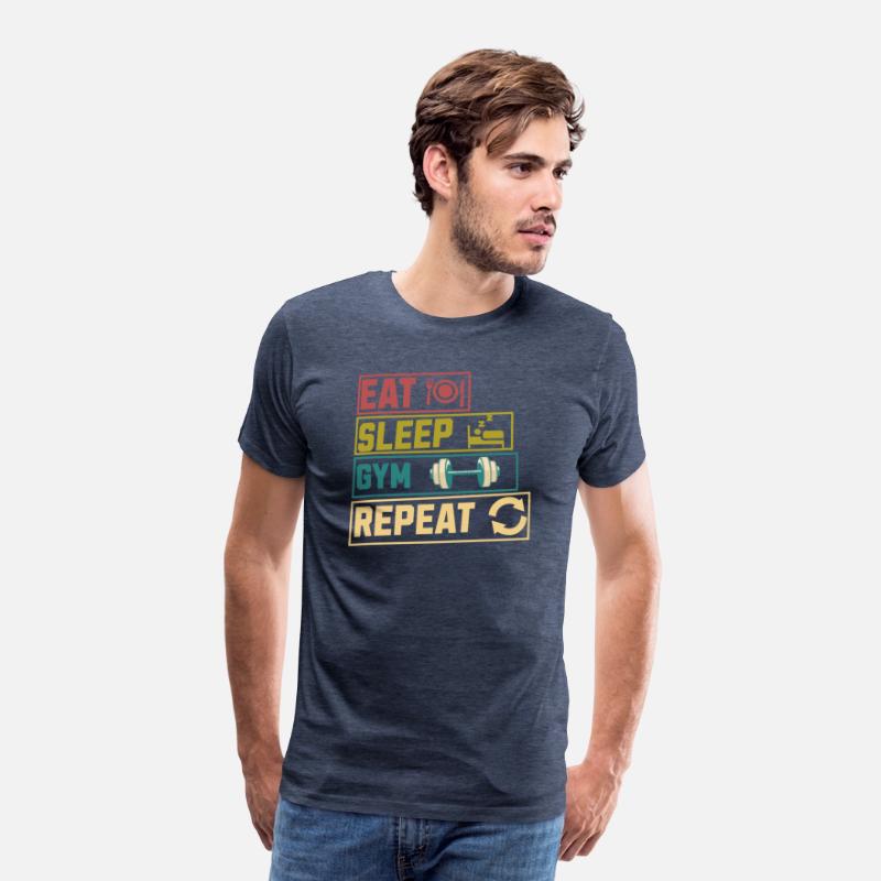 Eat sleep gym repeat hobby