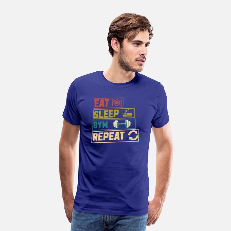 Eat sleep gym repeat hobby