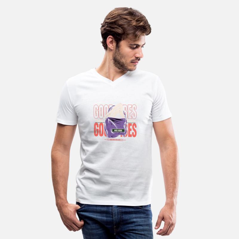 Edgy “Best Vibes” Graphic Tee – Bold Retro Style