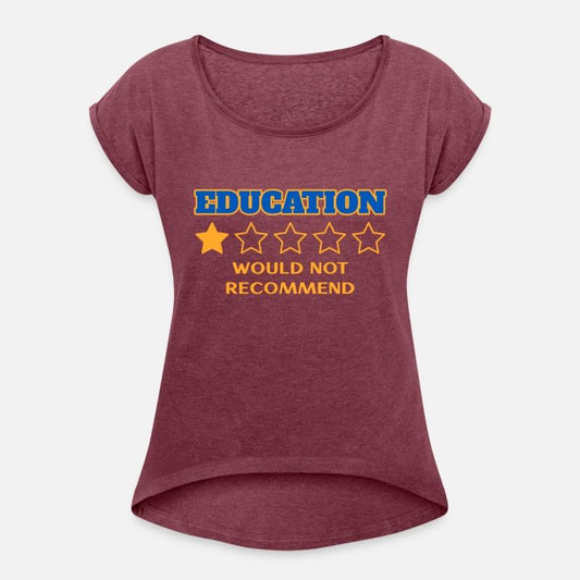 Education - would not recommend. One star quote
