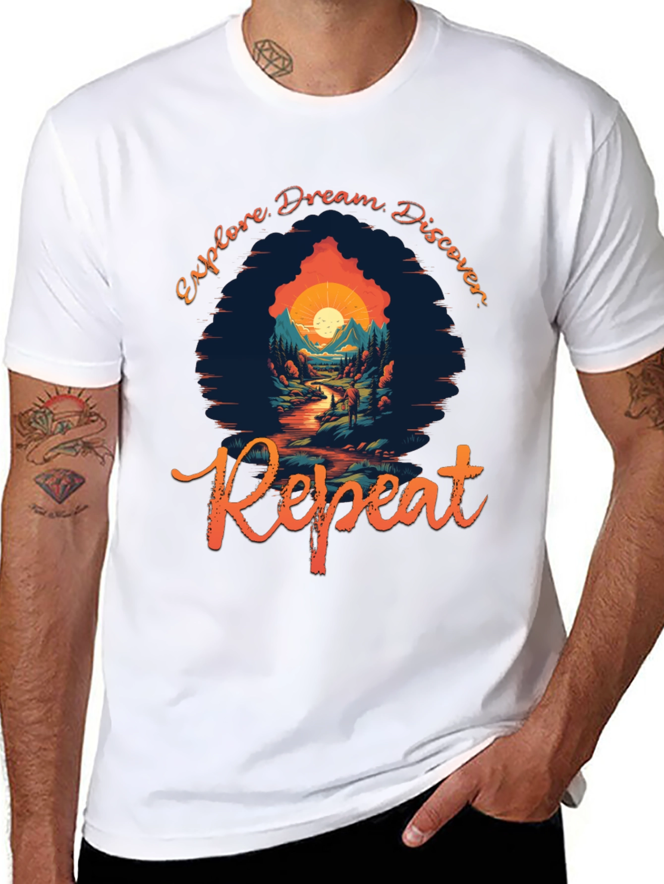 Explore Dream Discover Repeat T-Shirt