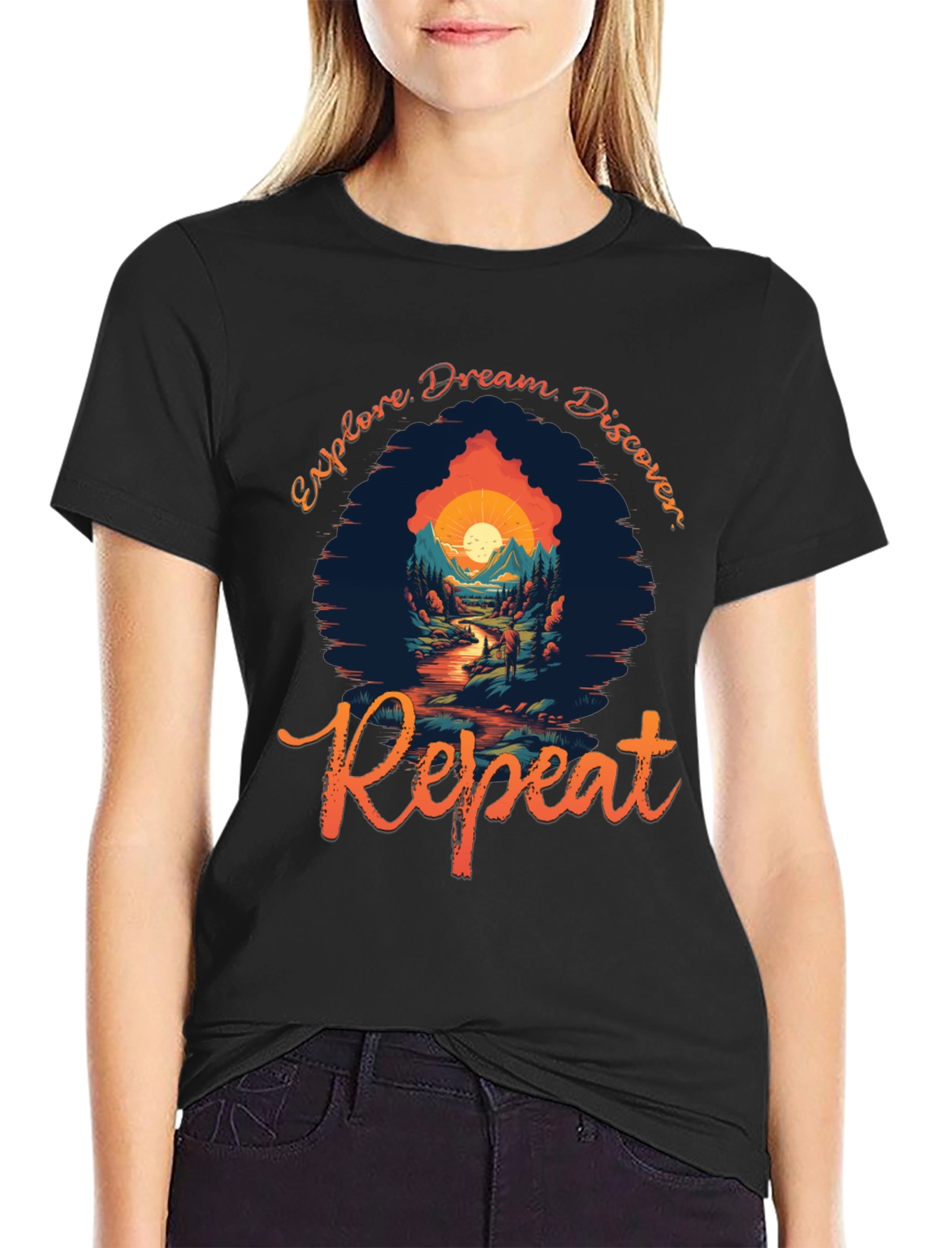Explore Dream Discover Repeat T-Shirt